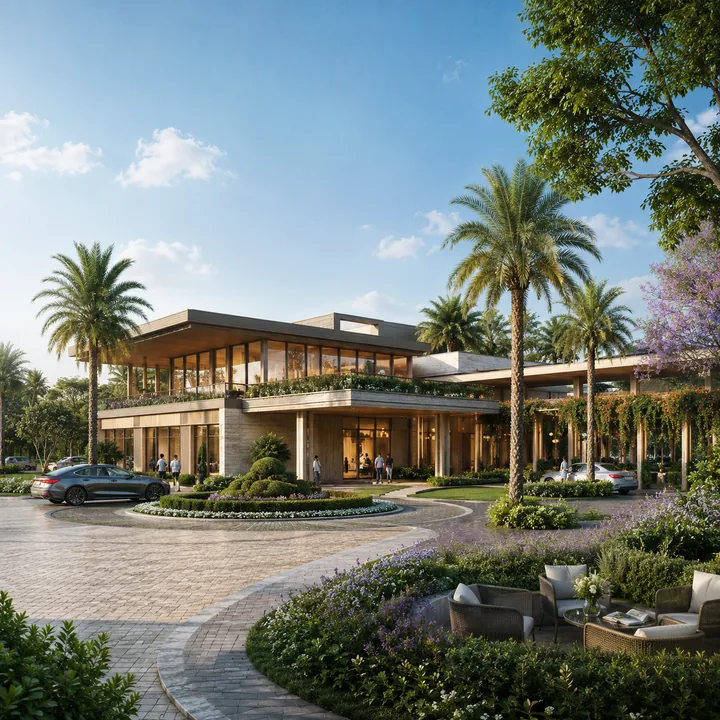 Prestige Dalasagere community clubhouse exterior