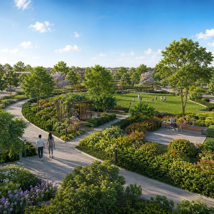 Prestige Dalasagere landscaped neighbourhood park